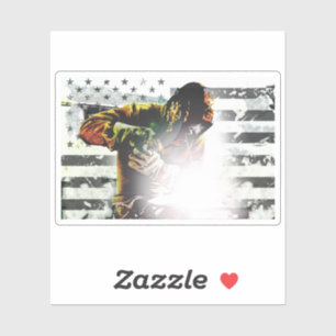 Sticker American Flag