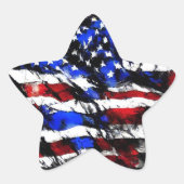 Sticker "American Flag" 4 juillet (Devant)