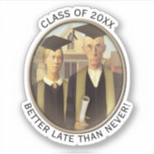 Sticker American Gothic Graduation Cameo (Devant)