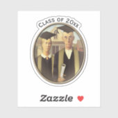 Sticker American Gothic Graduation Cameo  (Feuille)
