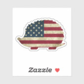 Sticker American Hedgehog (Feuille)