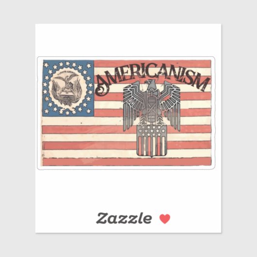 STICKER AMERICANISM (Feuille)