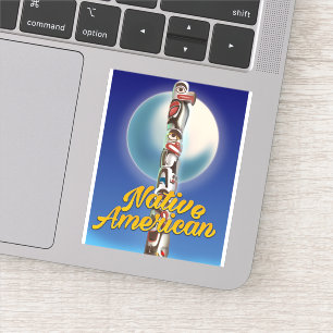 Sticker Amérindien fier