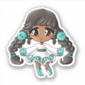 Sticker Amérindienne (Devant)