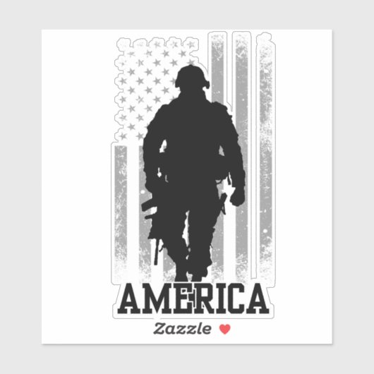 Sticker Amérique (Feuille)