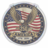 Sticker Amérique 250 (Devant)