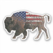 Sticker Amérique du Nord : le bison sacré (Devant)