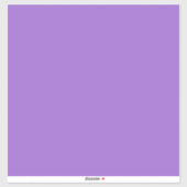 Sticker Améthyste (couleur solide) (Feuille)
