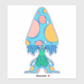 Sticker Ami Champignon (Feuille)
