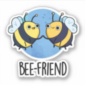 Sticker Ami d'abeilles Funny Insect Bee Pun (Devant)