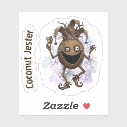 Sticker Ami Jester Coconut (Feuille)