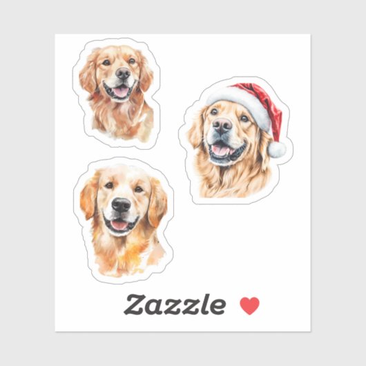 Sticker Amical des récupérateurs Labrador (Feuille)