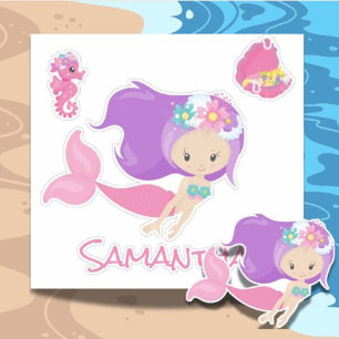Sticker Amies de Mermaid Pink Sea