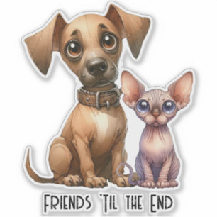 Sticker Amis - Animaux