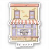 Sticker AMIS™ | Central Perk Cartoon Coffee Shop (Devant)