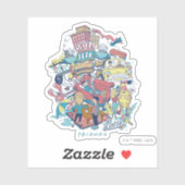 Sticker AMIS™ | Collage de dessin (Feuille)