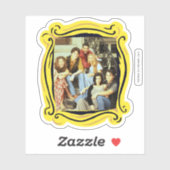 Sticker AMIS™ | Coupe assise sur le plateau (Feuille)