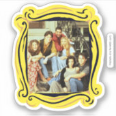 Sticker AMIS™ | Coupe assise sur le plateau (Devant)