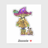 Sticker Amis de jour de pluie (Feuille)