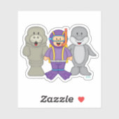 Sticker Amis de la plongée JollyKins (Feuille)