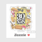 Sticker AMIS™ | Graphique de 30 ans (Feuille)