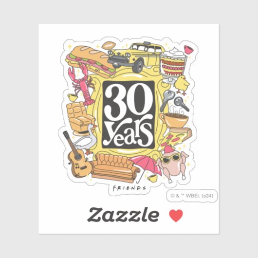 Sticker AMIS™ | Graphique de 30 ans (Feuille)