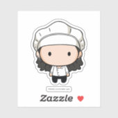 Sticker AMIS™ | Monica Chibi (Feuille)