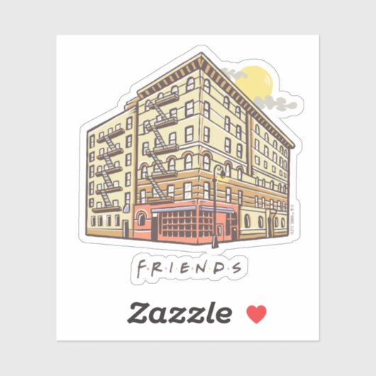 Sticker AMIS™ | Monica's Apartment Building (Feuille)