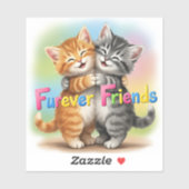 Sticker Amis pour toujours (Feuille)