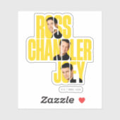 Sticker AMIS™ | Ross, Chandler et Joey (Feuille)