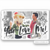 Sticker AMIS™ | Tête de Turquie de Thanksgiving Monica (Devant)