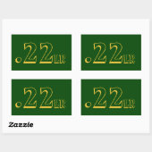 Sticker Ammo .22lr (Feuille)