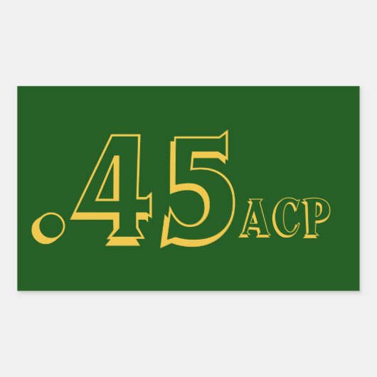 Sticker Ammo De 0,45 Acp (Devant)