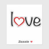 Sticker amour (Feuille)