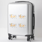 Sticker Amour (Sur valise)