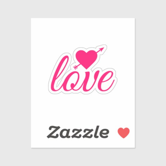 Sticker Amour (Feuille)