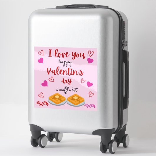 Sticker Amour alimentaire (Sur valise)