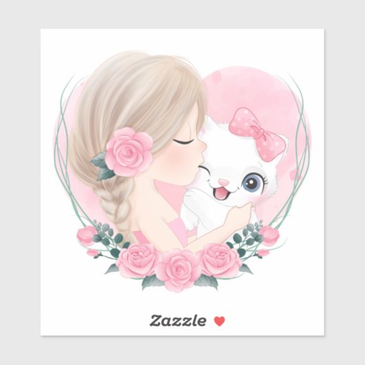 Sticker Amour animal (Feuille)