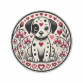 Sticker Amour dalmate (Devant)