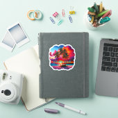 Sticker Amour d'Aruba couleur incroyable (Couverture iPad)