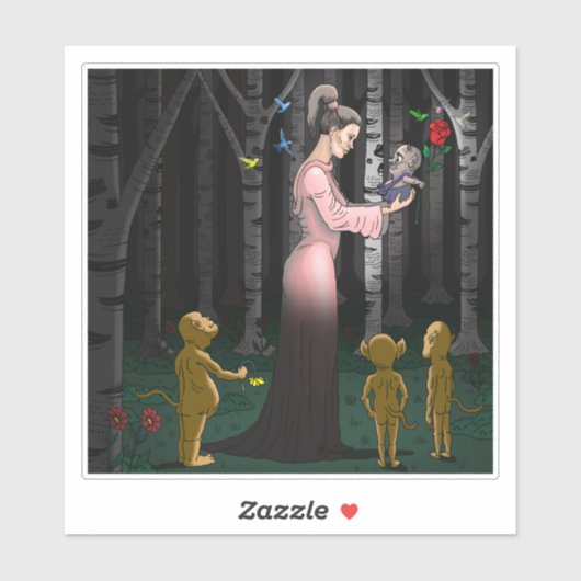 Sticker Amour de Gobelin (Feuille)