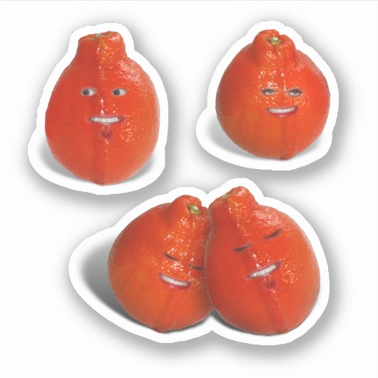 Sticker Amour de mandarine (Devant)
