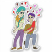 Sticker amour de queue (Devant)