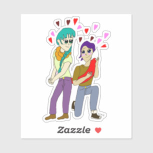 Sticker amour de queue