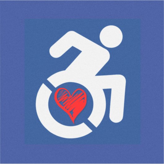 Sticker Amour Handicap (Devant)
