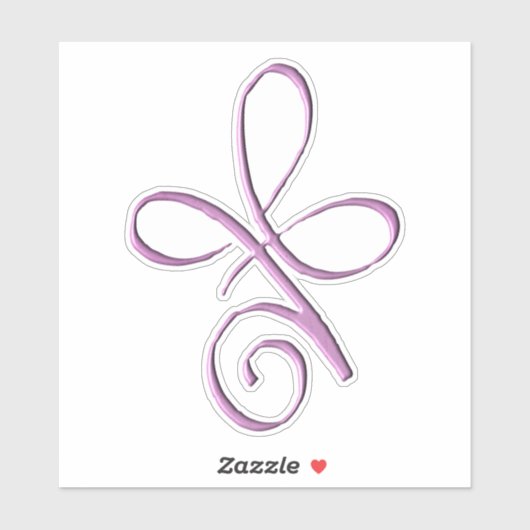 Sticker Amour inconditionnel rose (Feuille)