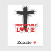 Sticker Amour Irrésistible – Romains 5:8 (Feuille)