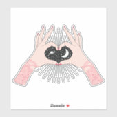 Sticker Amour magique (Feuille)