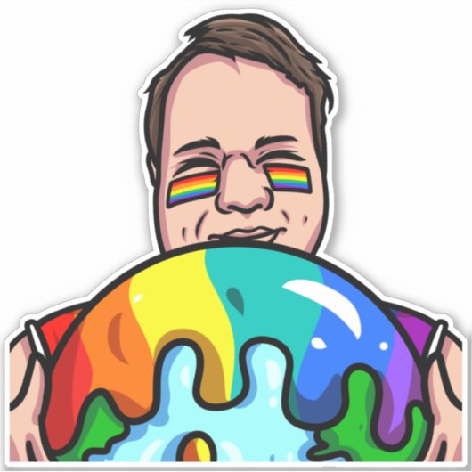 Sticker Amour Monde (Devant)