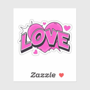 Sticker AMOUR Petit, 3,2 cm (1,25")